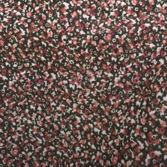 DOEN smocked maxi dress in Ditzy Deep Red Floral - Picture 3 of 9